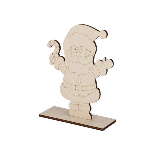 Houten Schilderset Kerstman