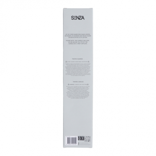 Twisted Dinerkaarsen Zwart /2