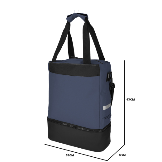 Fiets Shopper Met Koelvak RPET Blauw