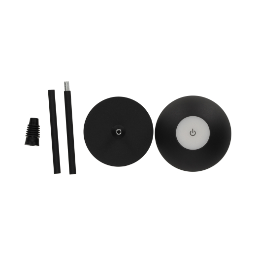 3-in-1 LED Touch Lamp Zwart