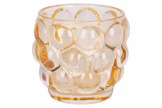 Theelichthouder Bubble Amber