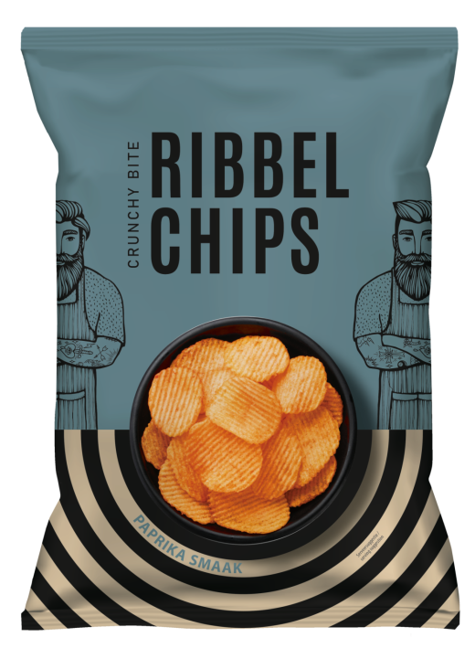 Ribbelchips paprika