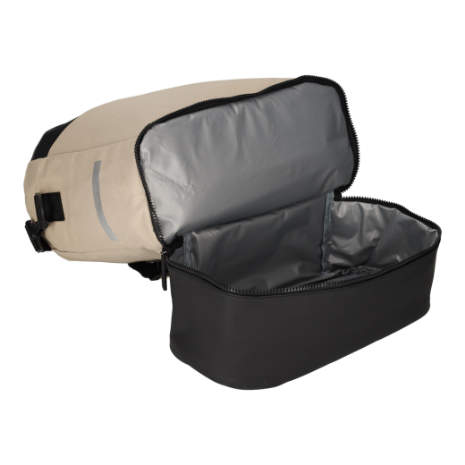 Fiets Shopper Met Koelvak RPET Taupe