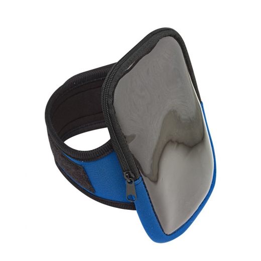 Verstelbare telefoon sportarmband blauw