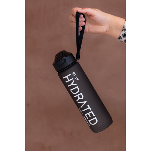 Waterfles Hydrated Zwart