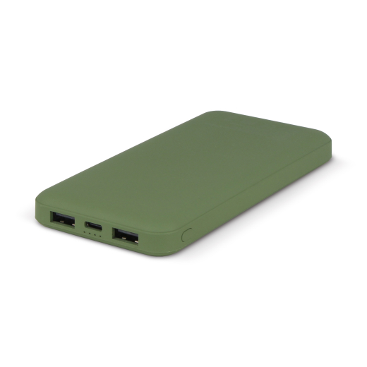 Powerbank Rock 10.000 mAh Olijfgroen