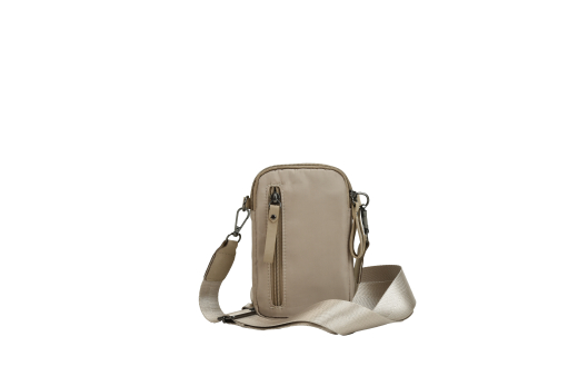 Padded telefoontasje taupe