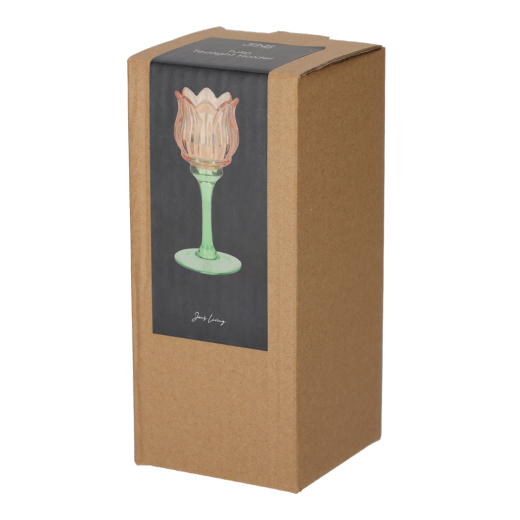 Theelichthouder Tulp Oranje Large