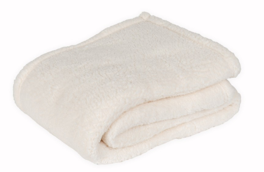 Sherpa Plaid Recycled ivoor