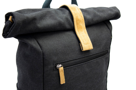 Casual Backpack Canvas Zwart