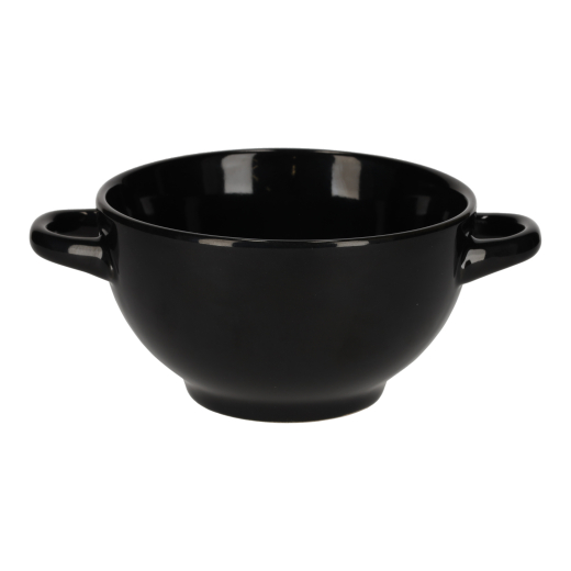 Retro Soup of the Day Soepkom Zwart