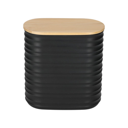Voorraadbus Ribbel Zwart Small