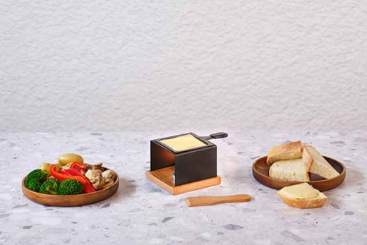 Aspen Raclette vierkant 1 persoon