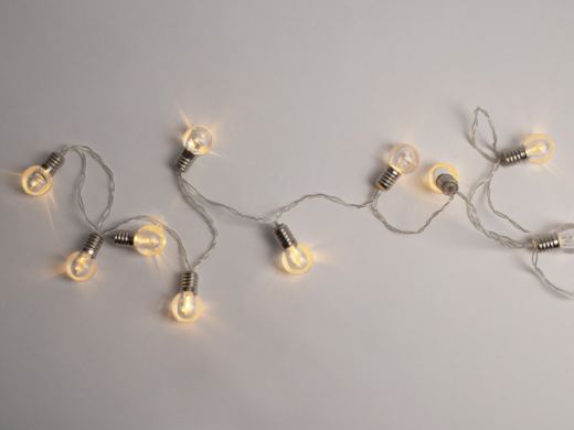 Plastic bulb LED slinger 115cm