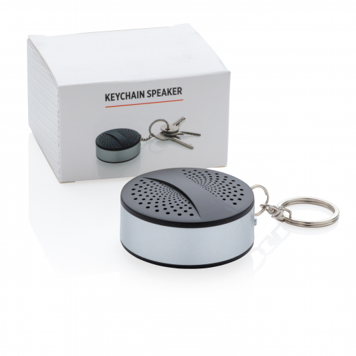 Keychain wireless speaker, black
