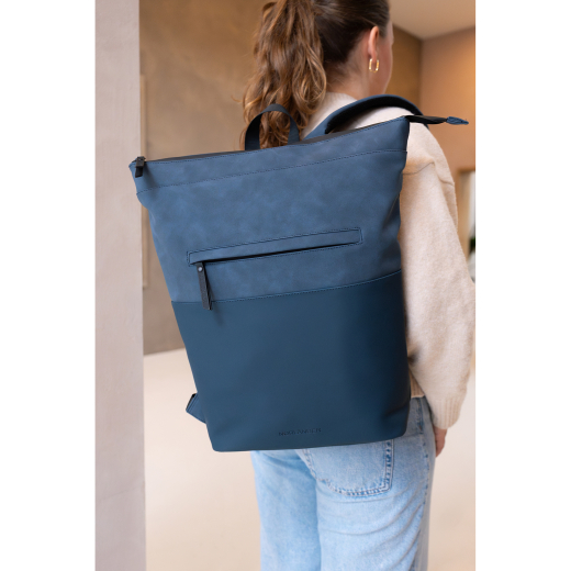 PU Rugtas Napolitana Blauw