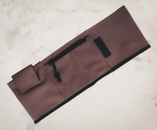 Trolley Bottle Sleeve Dull PU Taupe