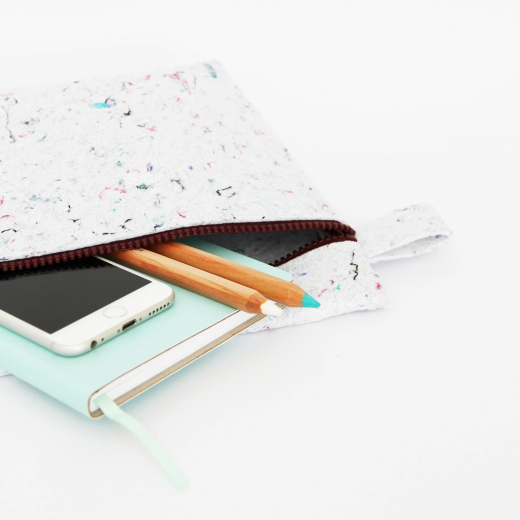 Baggie gerecycled vilt care white