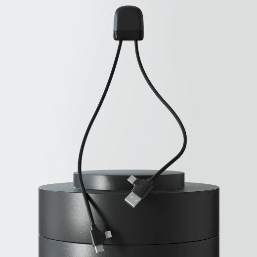 Xoopar Ice-C Charging cable Zwart