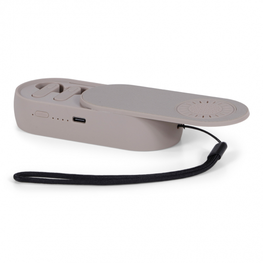 2-in-1 Earbuds & Speaker Taupe