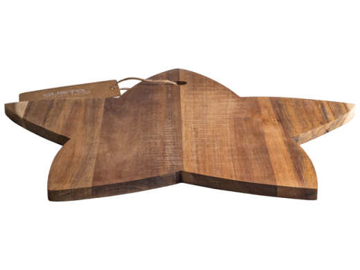 Serveerplank ster 37x37 cm