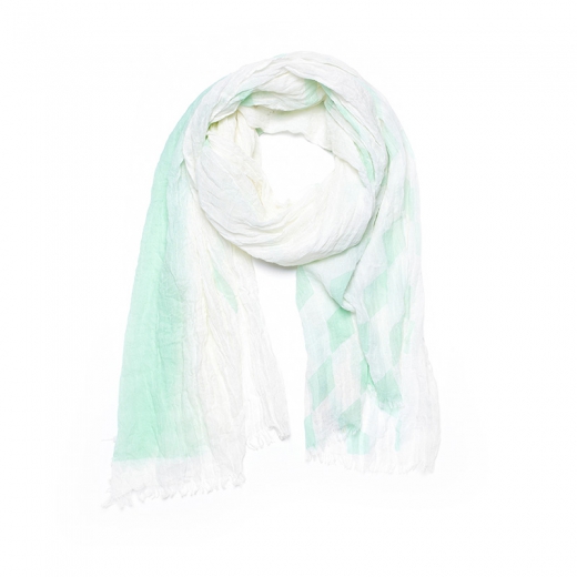 Biba sjaal groen en wit