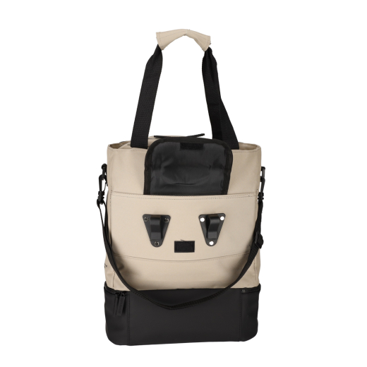 Fiets Shopper Met Koelvak RPET Taupe