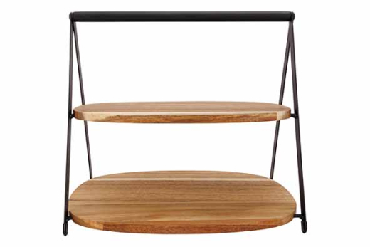 Etagere Ovaal Acacia