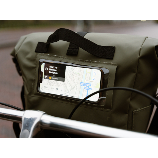 Norländer Tarpaulin Stuur Fietstas Zwart