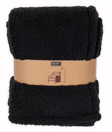 Sherpa Plaid XL Recycled zwart