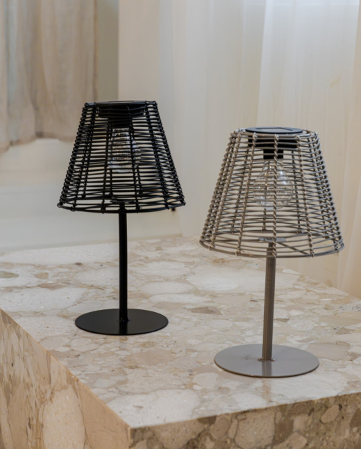 Solar Tafellamp Liv Grijs