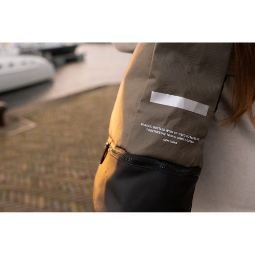 Fiets Shopper Met Koelvak RPET Olijfgroen