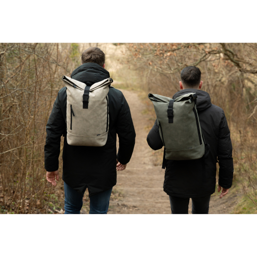 Nubuck Rol Rugtas Groen