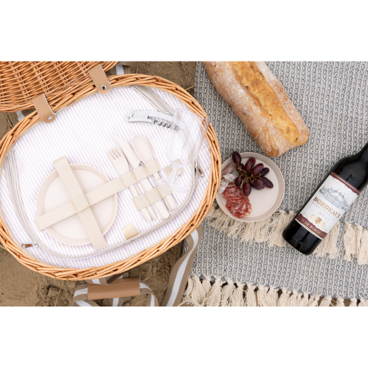 Recycled Cotton Plaid Wafel Grijs