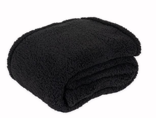 Sherpa Plaid XL Recycled zwart