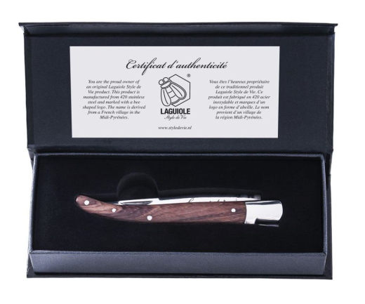 Laguiole zakmes Rozenhout