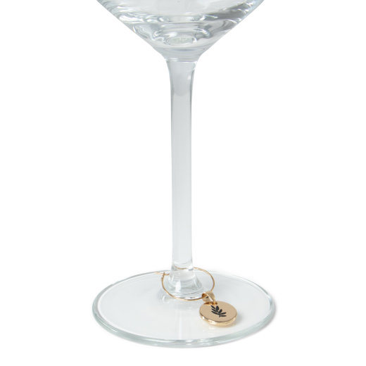 Glasmarkers Goud set van 6