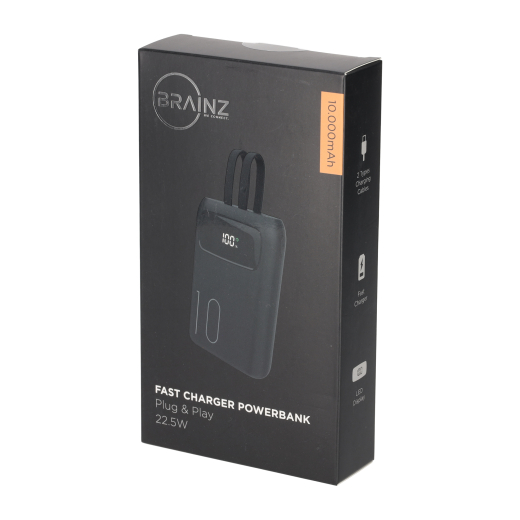 Powerbank Built-in Cables 10.000 mAh