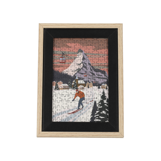 Fotolijst met Puzzel Winter