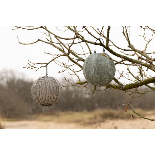 Solar Lantaarn Indy Taupe/Zwart