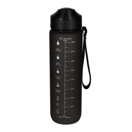 Waterfles Hydrated Zwart