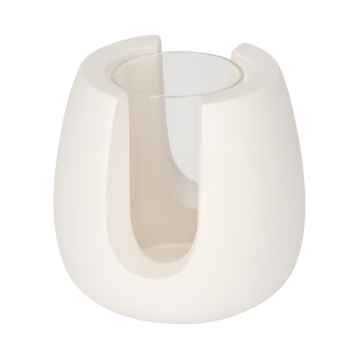 Theelichthouder Tijn Wit