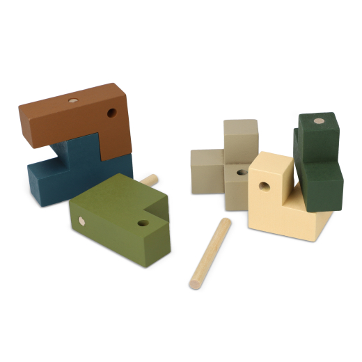 Houten Kubus Think IQ puzzel
