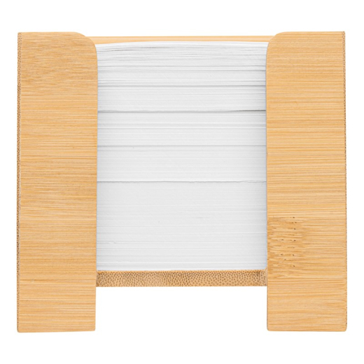Notitieblocbox never forget bamboo