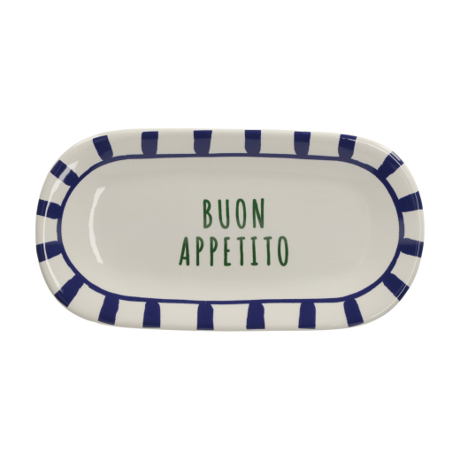 Buon Appetito Serveerbord Blauw