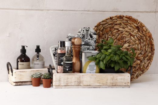 Multifunctionele houten dienblad