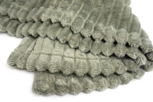 Fleeceplaid Rib Taupe