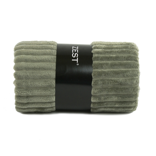 Fleeceplaid Rib Taupe