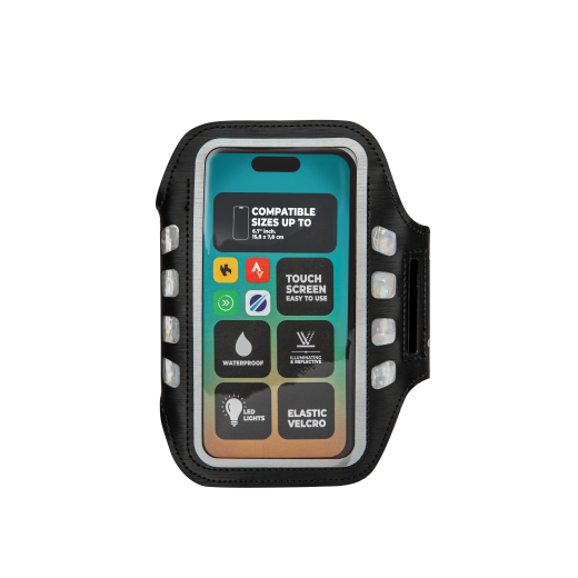 Hardloop Telefoon Armband Pro met LED