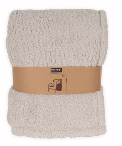 Sherpa Plaid XL Recycled beige